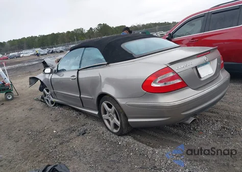 2005 Mercedes-Benz Clk 500 из США, поврежденный, VIN WDBTK75G35T047551